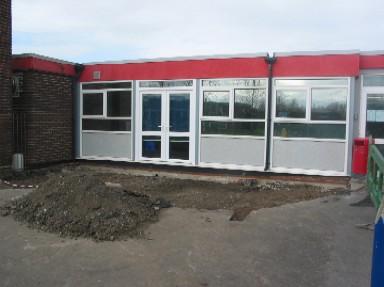 School decking before 